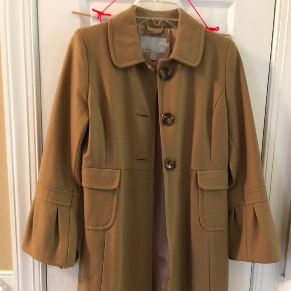 Old Navy Women's Petite Medium Camel 3-Button Coat